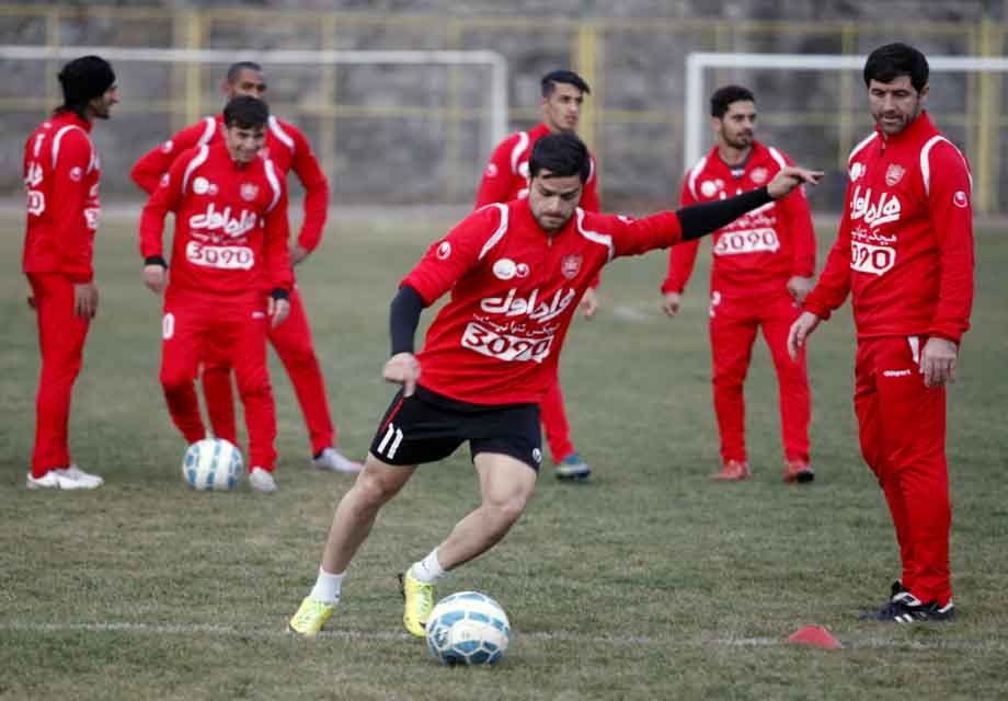 آخرین تمرین پرسپولیس پیش از دیدار با تراکتورسازی برگزار شد آخرین تمرین پرسپولیس پیش از دیدار با تراکتورسازی برگزار شد