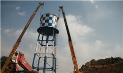 تعویض مخزن هوایی و شبکه توزیع آب شرب روستای عدالت دزفول