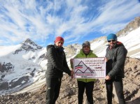 صعود اولین بانوی ایرانی به بلندترین قله قاره آمریکا صعود اولین بانوی ایرانی به بلندترین قله قاره آمریکا