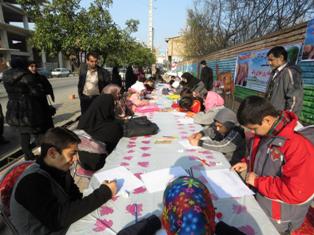 مسابقه نقاشی دانش آموزان در مازندران