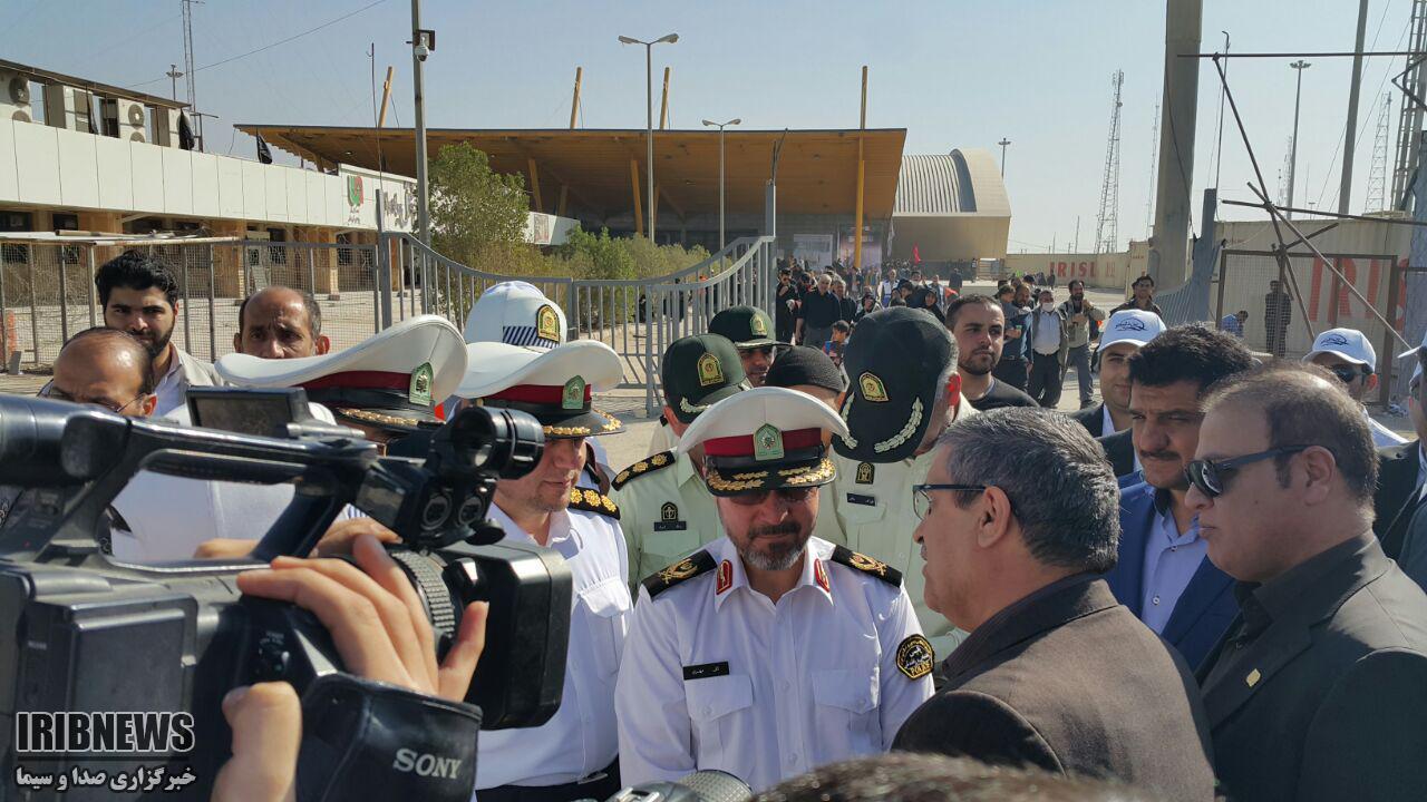 فرمانده پلیس راه کشور: شلمچه روان ترین مرز برای تردد زائران فرمانده پلیس راه کشور: شلمچه روان ترین مرز برای تردد زائران