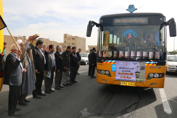 اعزام کاروان اتوبوسرانی تبریز به مرز مهران
