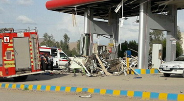 انفجار جایگاه سوخت در مسجدسلیمان