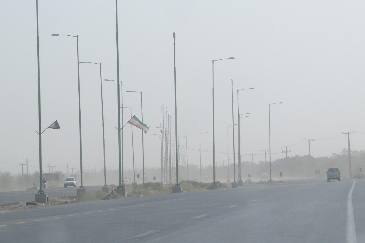 ریزگردها وتوفان شن  در  ریگان وفهرج