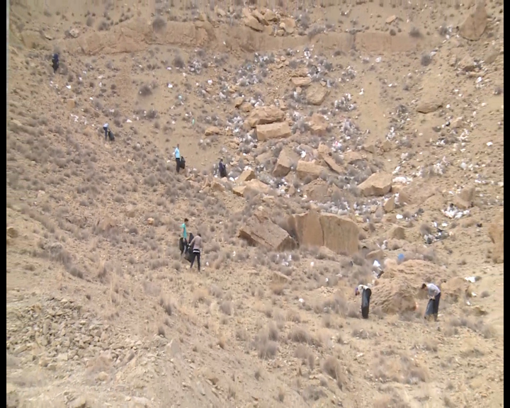 پاکسازی  روستای جوشقان   برای پذیرایی از گردشگران نوروزی