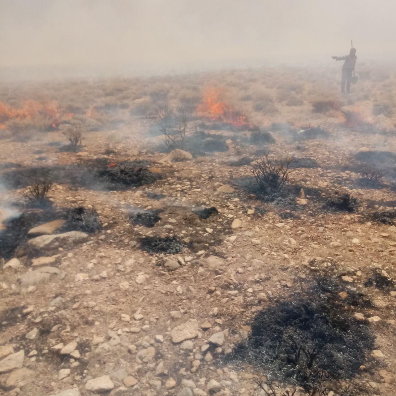 مهار آتش سوزی در بهمن