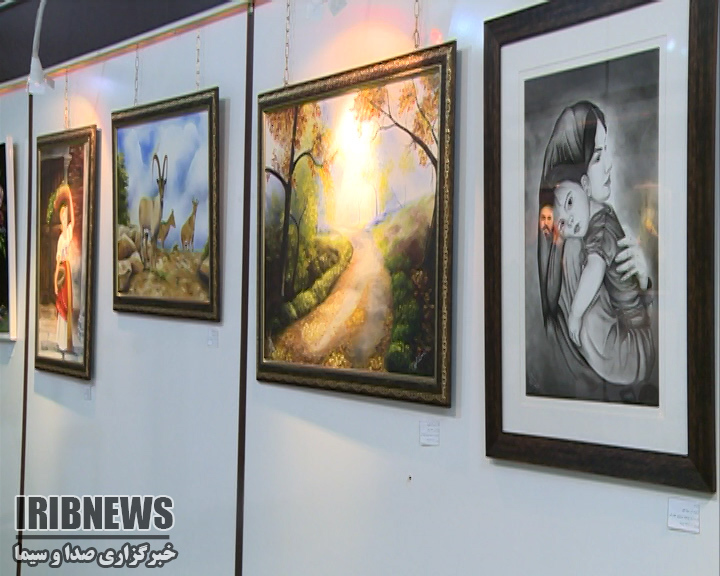 گشایش نمایشگاه آثار هنرمندان فرخشهری + فیلم گشایش نمایشگاه آثار هنرمندان فرخشهری + فیلم