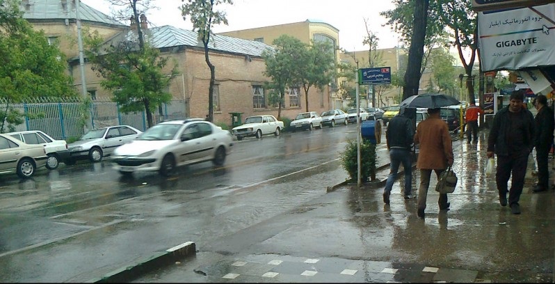 بارش باران و سردی هوا در استان اردبیل