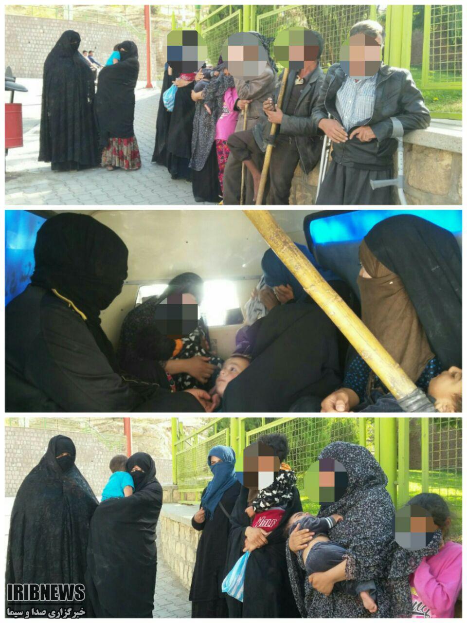 جمع آوری متکدیان از سطح شهر مهاباد