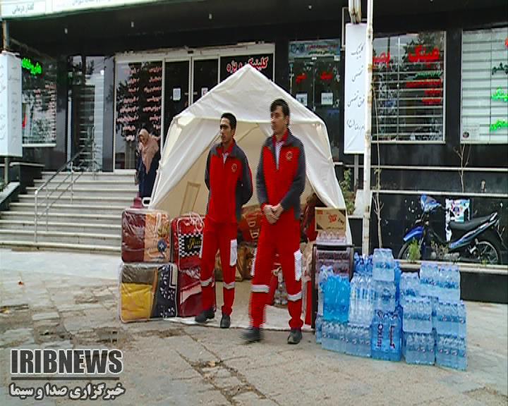 اهدای بخشی از جهیزیه نوعروس بجنوردی به مردم زلزله زده+فیلم