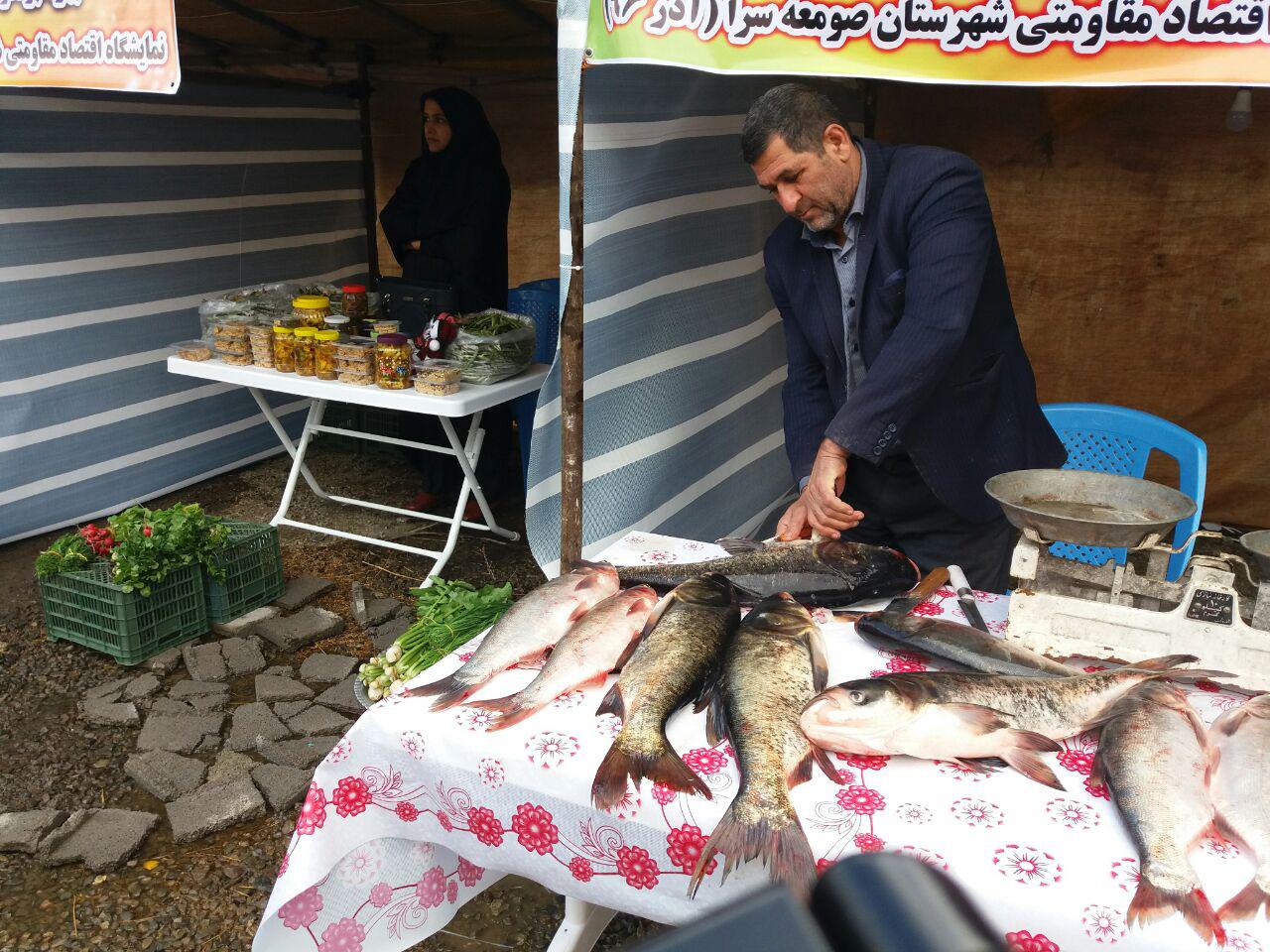 نمایشگاه اقتصاد مقاومتی درصومعه سرا