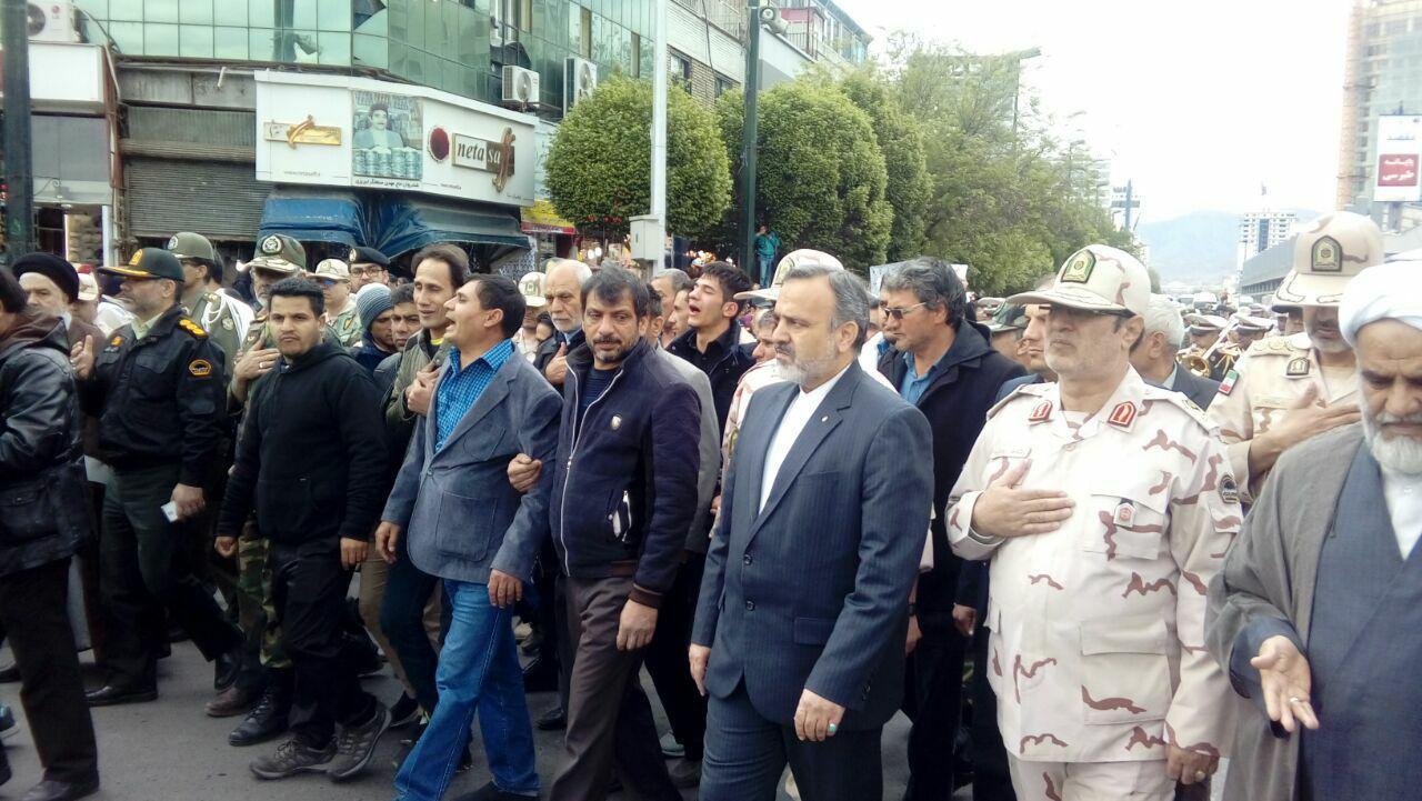 تشییع شهدای خراسانی حادثه تروریستی میرجاوه