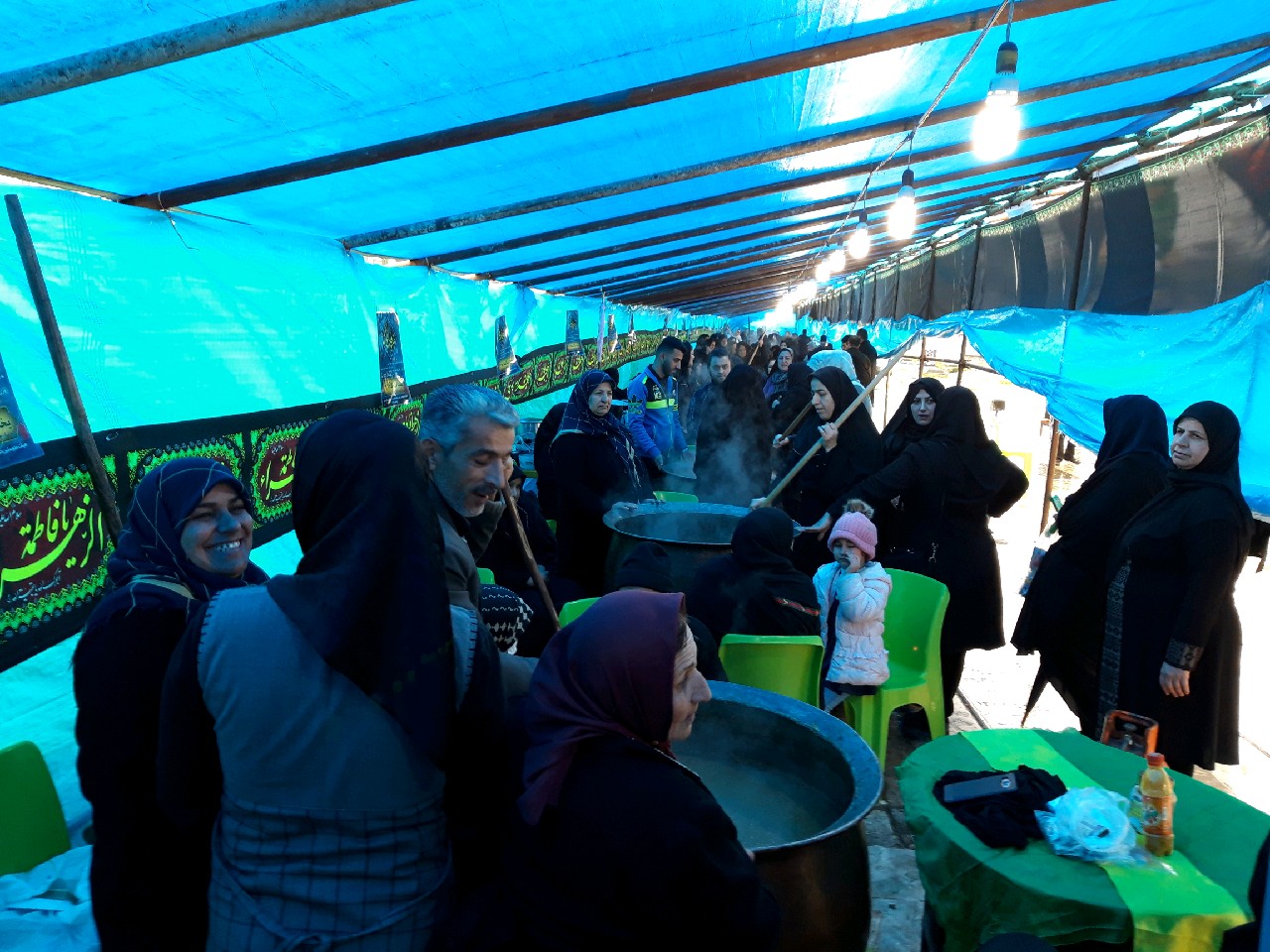 پخت آش نذری درشفت پخت آش نذری درشفت