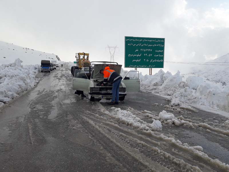 10روستای بخش چلو اندیکا همچنان در محاصره برف هستند