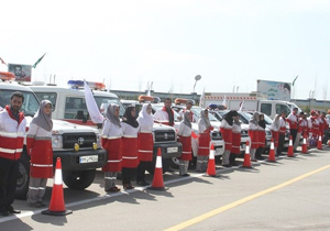 استقرار 50 پایگاه امدادی و پست سلامت هلال احمر در ایام نوروز