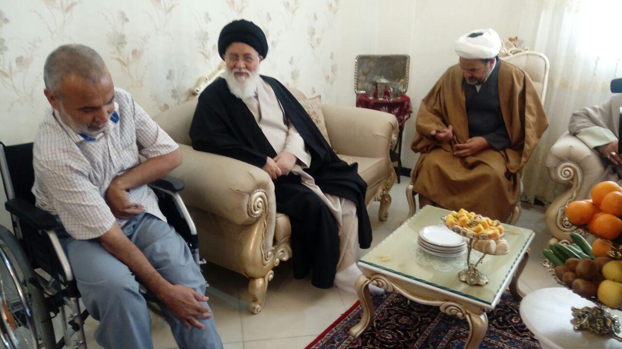 دیدار عضو مجلس خبرگان رهبری با  سه جانباز دفاع مقدس