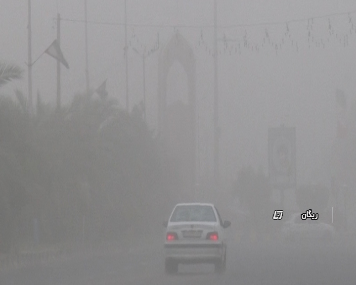 توفان در ریگان وفهرج