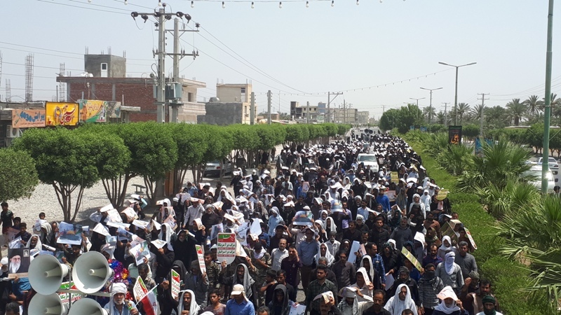 حضور پرشور اهل سنت فارس در راهپیمایی روز قدس