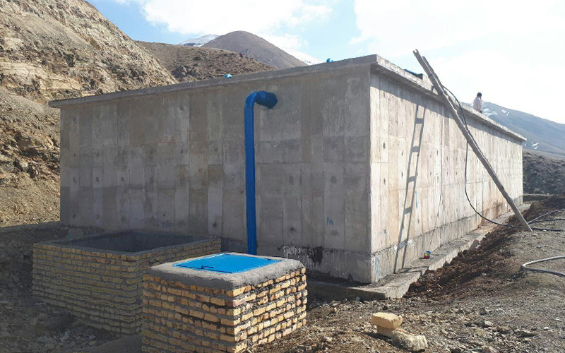 افتتاح مخزن ۲۰۰ متر مکعبی شمس کلایه الموت