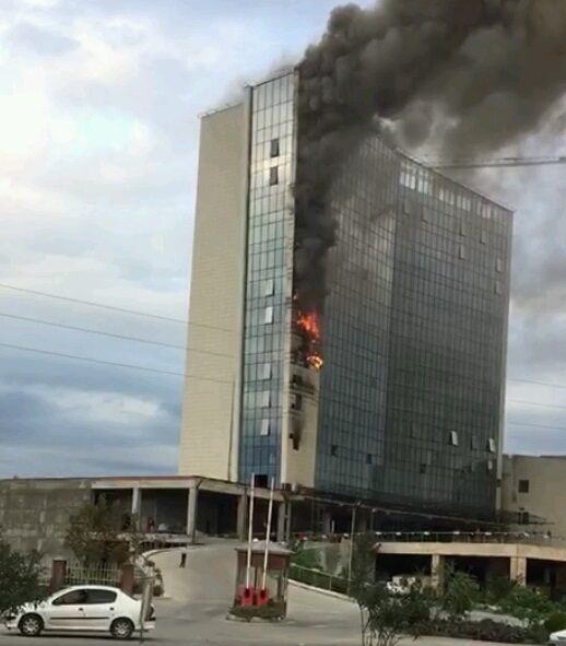 حریق در هتل ستاره میزبان بابلسر