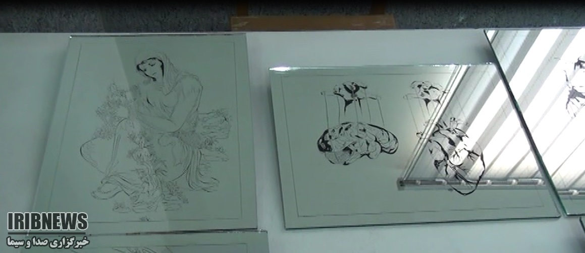 گشایش نمایشگاه نگارگری در سروآباد