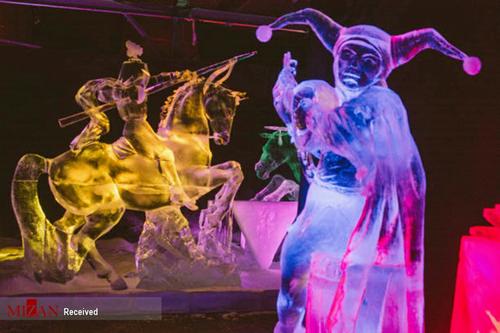 مجسمههای یخی در مسکو +تصاویر مجسمههای یخی در مسکو +تصاویر