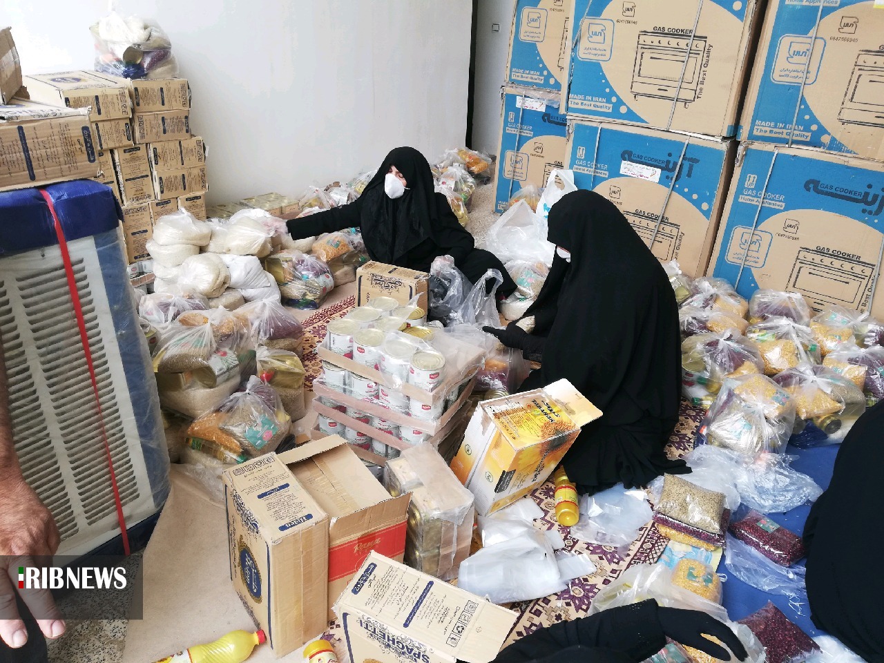 توزیع ۱۴۰ سبد غذایی بین محرومان آیسک
