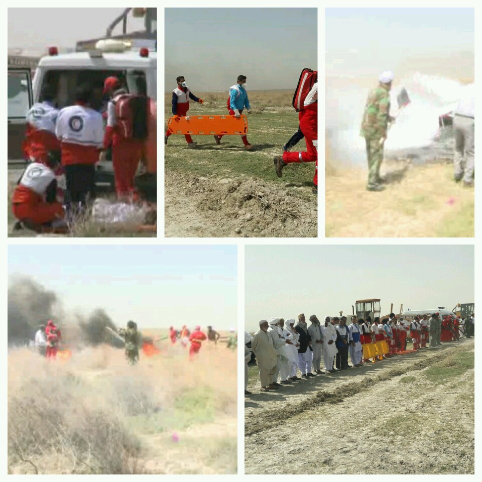 مانور پيشگيري و اطفاي حريق امروز در تالاب بين المللي هامون