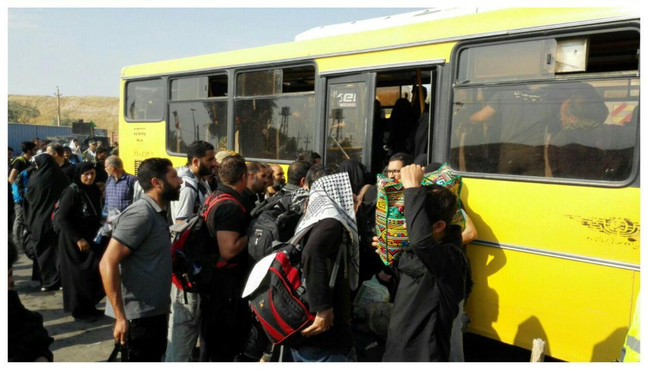 ۱۰۰ دستگاه اتوبوس در خدمت جابه جایی زوار