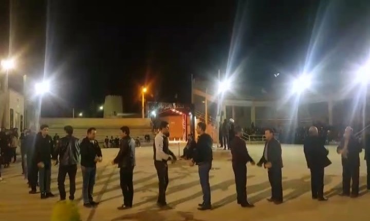 برگزاری آیین چخچاخی در روستای رامشه برگزاری آیین چخچاخی در روستای رامشه