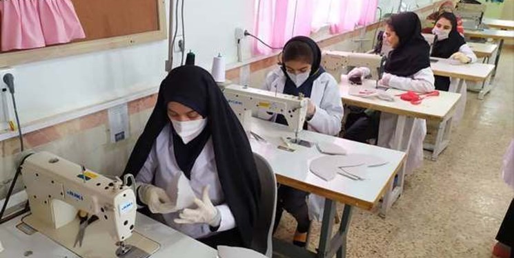 گارگاه تولیدی ماسک راه اندازی شد