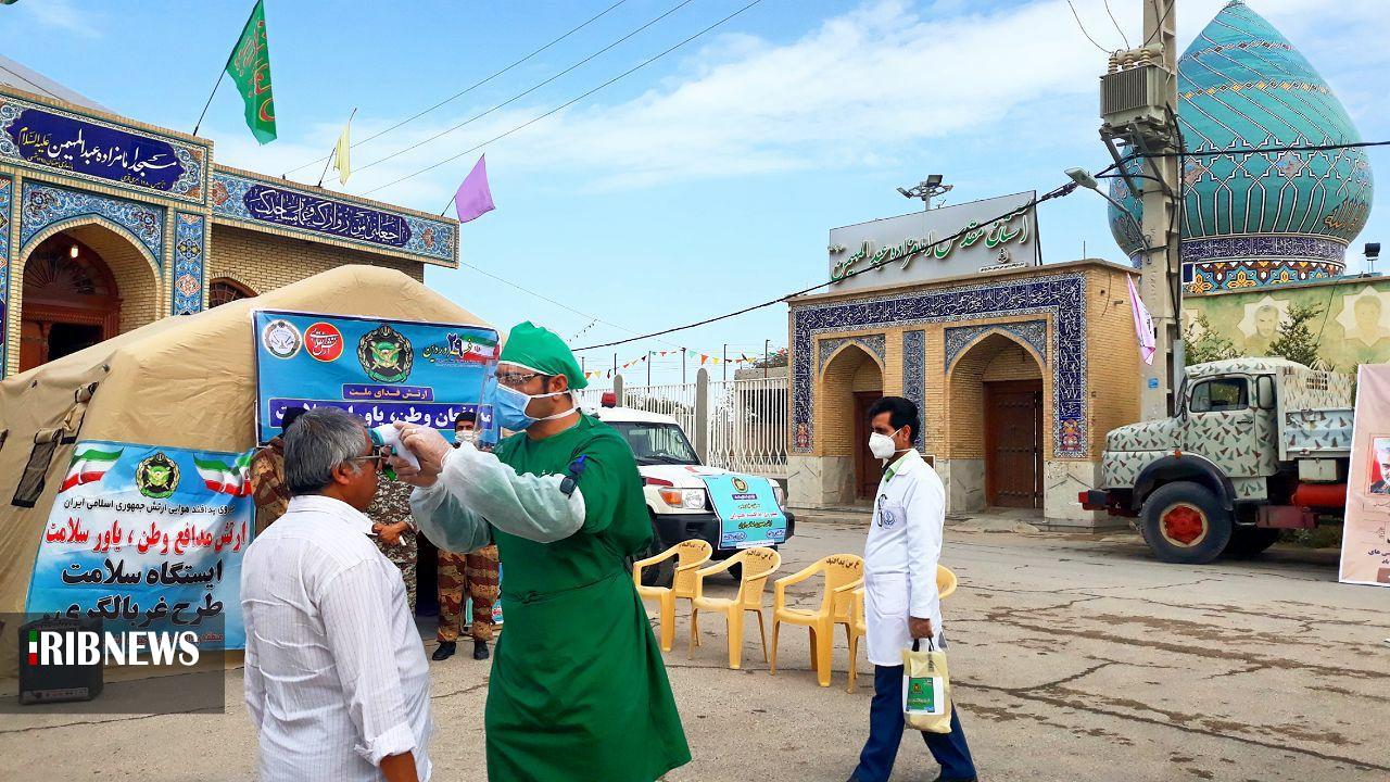 «رژه سلامت» پدافند هوایی ارتش در بوشهر