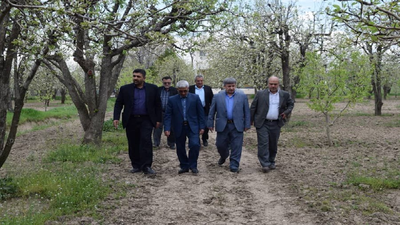 نصب دستگاه مقابله با تگرگ در برخی باغات و مزارع کشاورزی شهرستان البرز