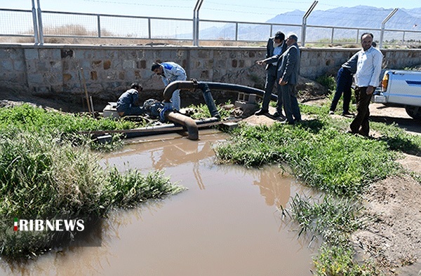 جلوگیری از برداشت غیر مجاز پساب تصفیه خانه فاضلاب بیرجند