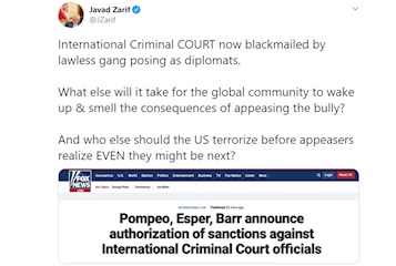 تبهکاران قانون شکن از دیوان کیفری بین المللی  اخاذی می کنند