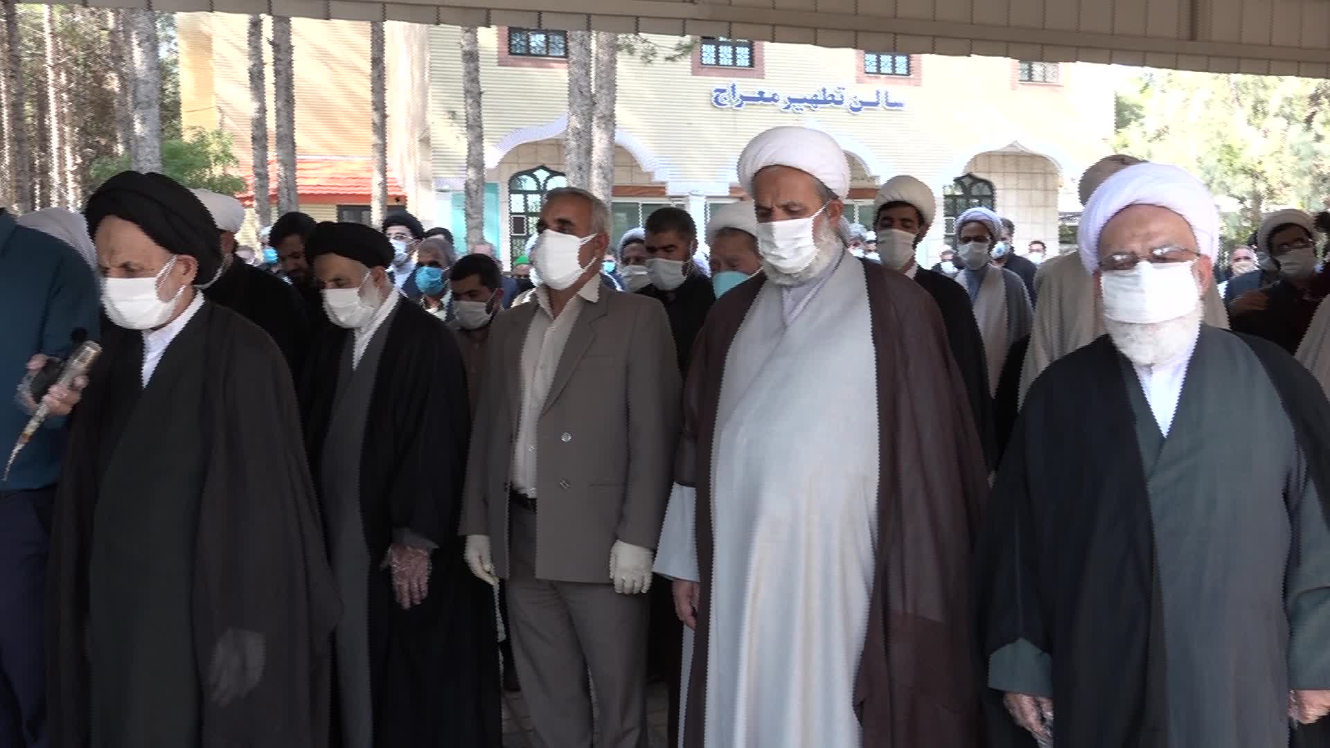 تشیع پیکر آیت الله ربانی در بیرجند