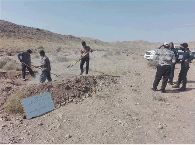 پلمب ۳ حلقه چاه غیرمجاز در شهرستان قاین