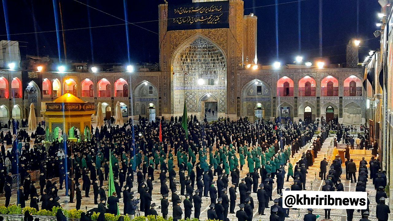 برگزاری مراسم آیینی شام غریبان در مشهدالرضا (ع)