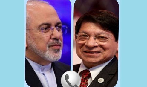 گفتگوی تلفنی ظریف با وزیر خارجه نیکاراگوآ