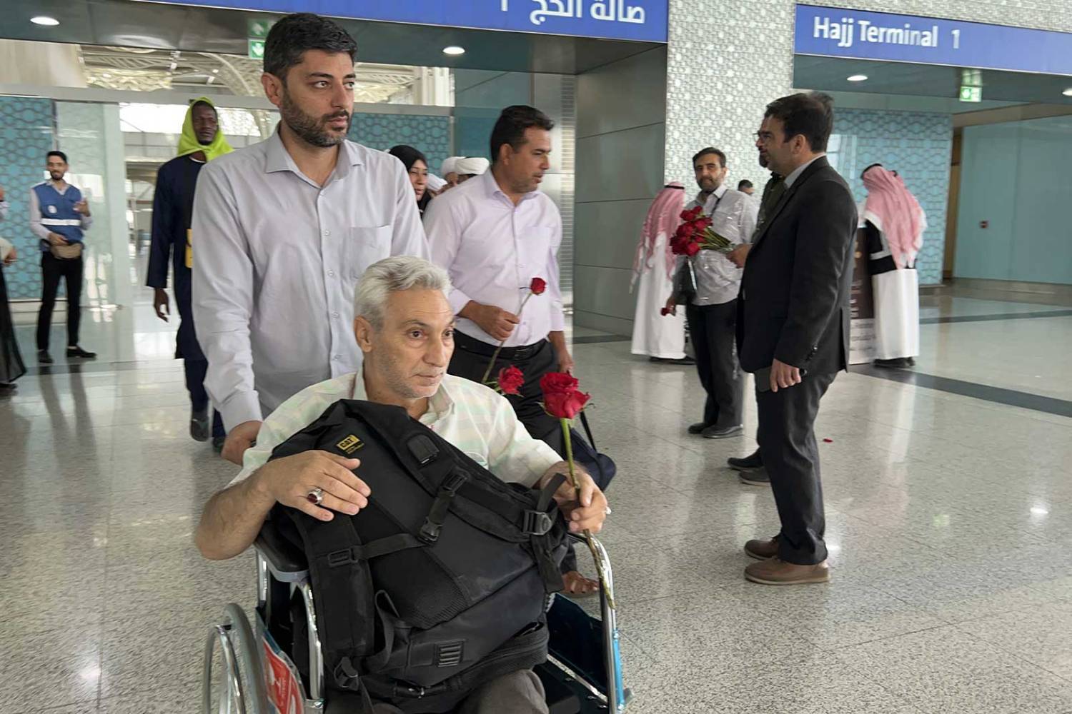 ورود کاروان جانبازان به مدینه النبی