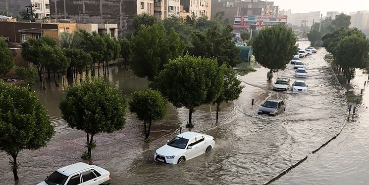 گذر موفق از آبگرفتگی‌های ناشی از بارندگی اخیر در خوزستان