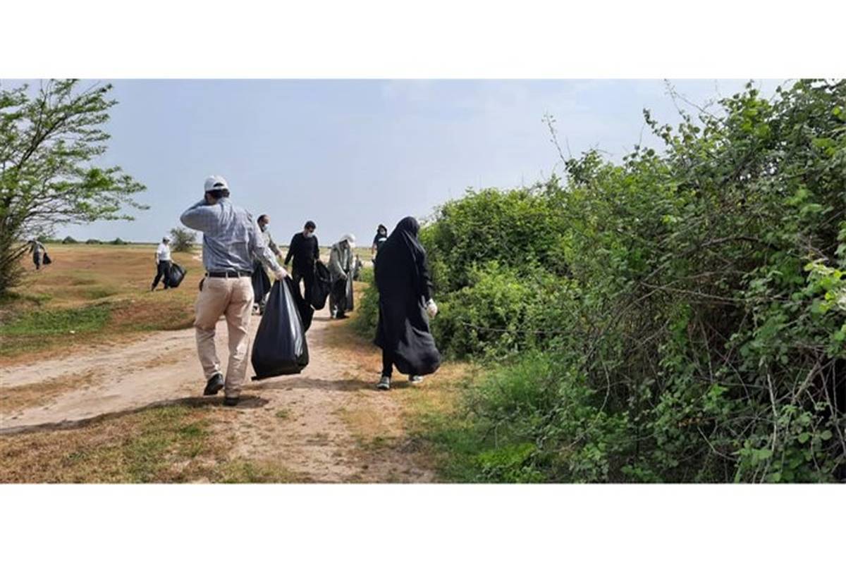 پاکسازی پارک جنگلی میلاد دزفول پاکسازی پارک جنگلی میلاد دزفول