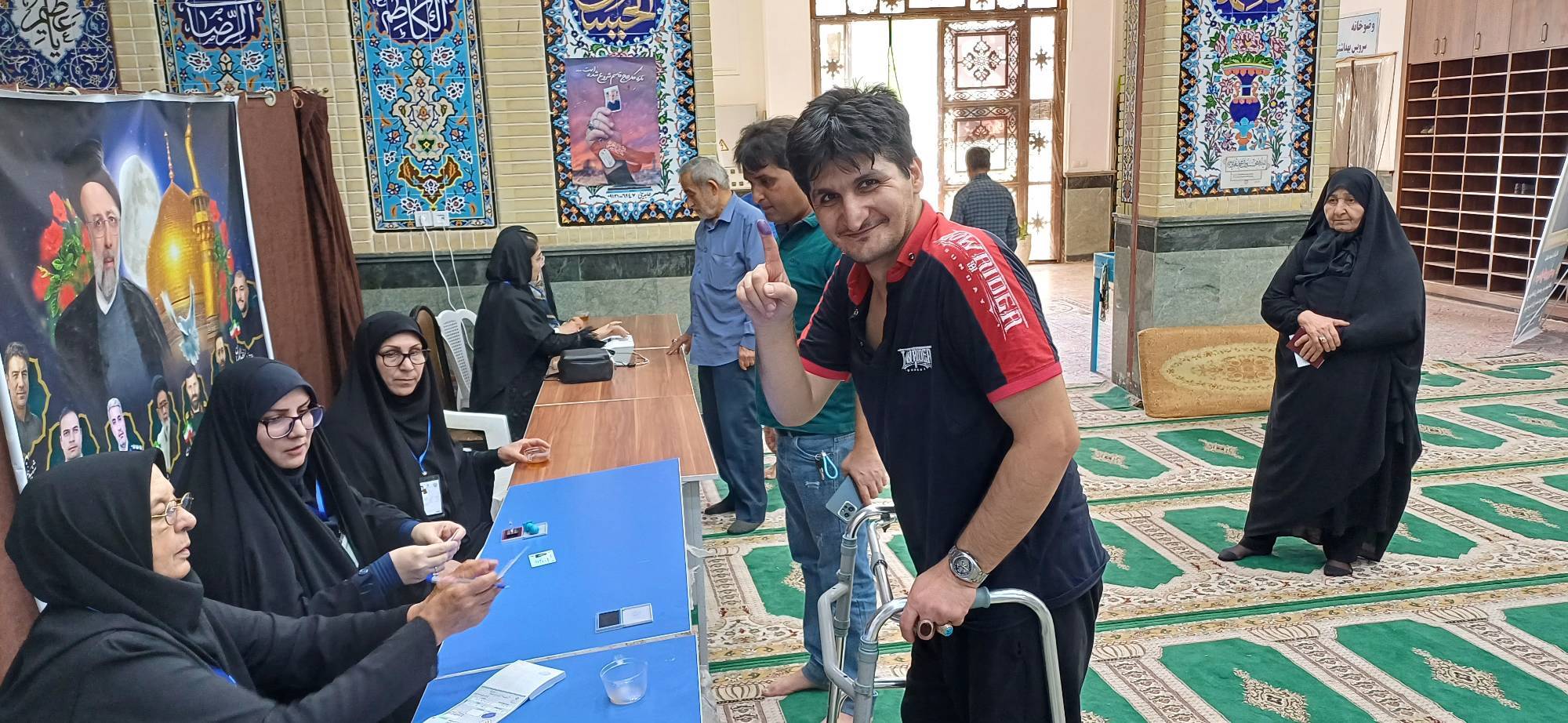 حماسه آفرینی مسجدسلیمانی ها با حضور پرشور در انتخابات