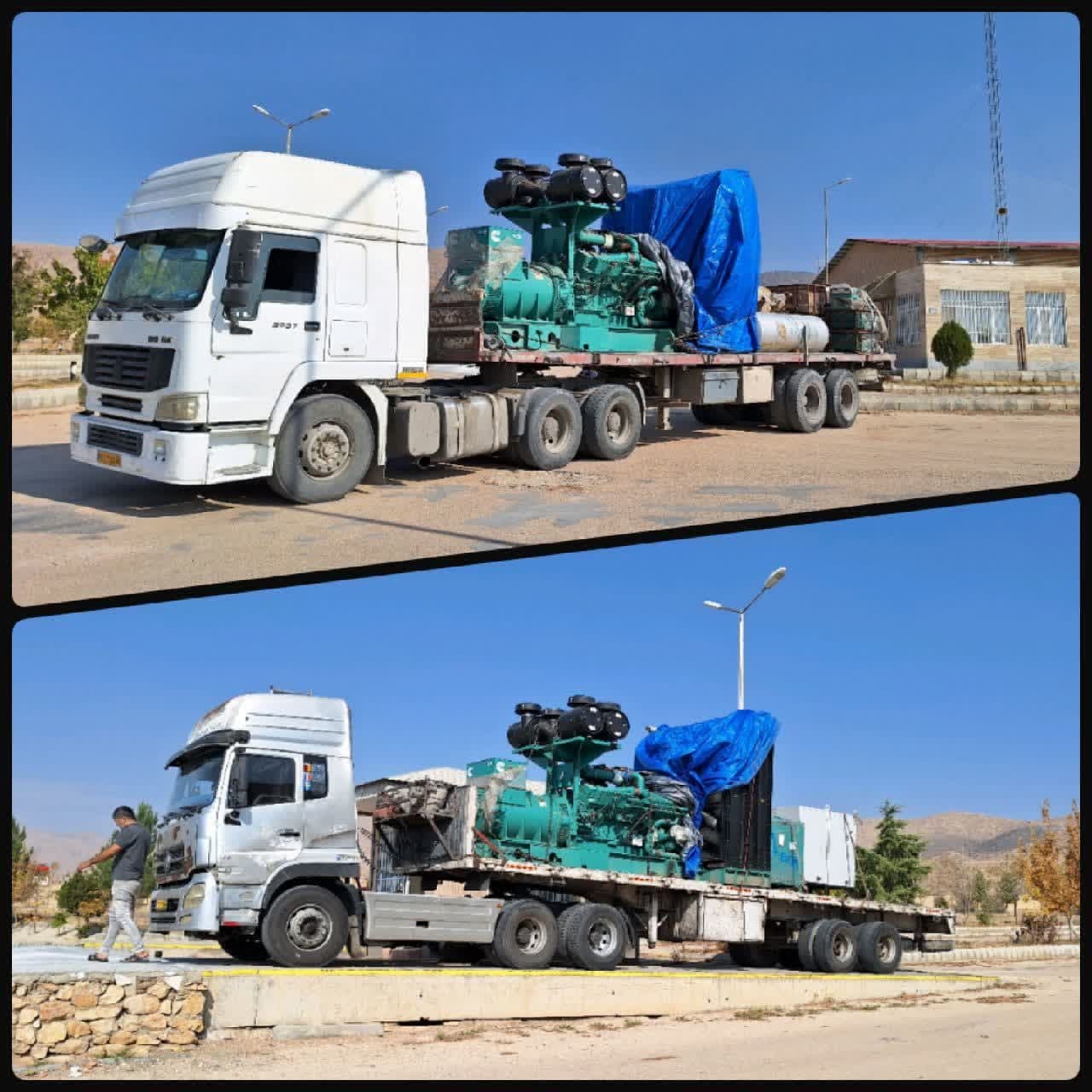 ترخیص مولدهای دیزلی طرح تصفیه خانه پساب پتروشیمی خراسان ترخیص مولدهای دیزلی طرح تصفیه خانه پساب پتروشیمی خراسان