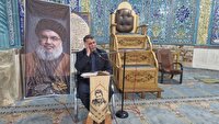 مراسم چهلمین روز شهادت سید حسن نصرالله در آبادان و خرمشهر