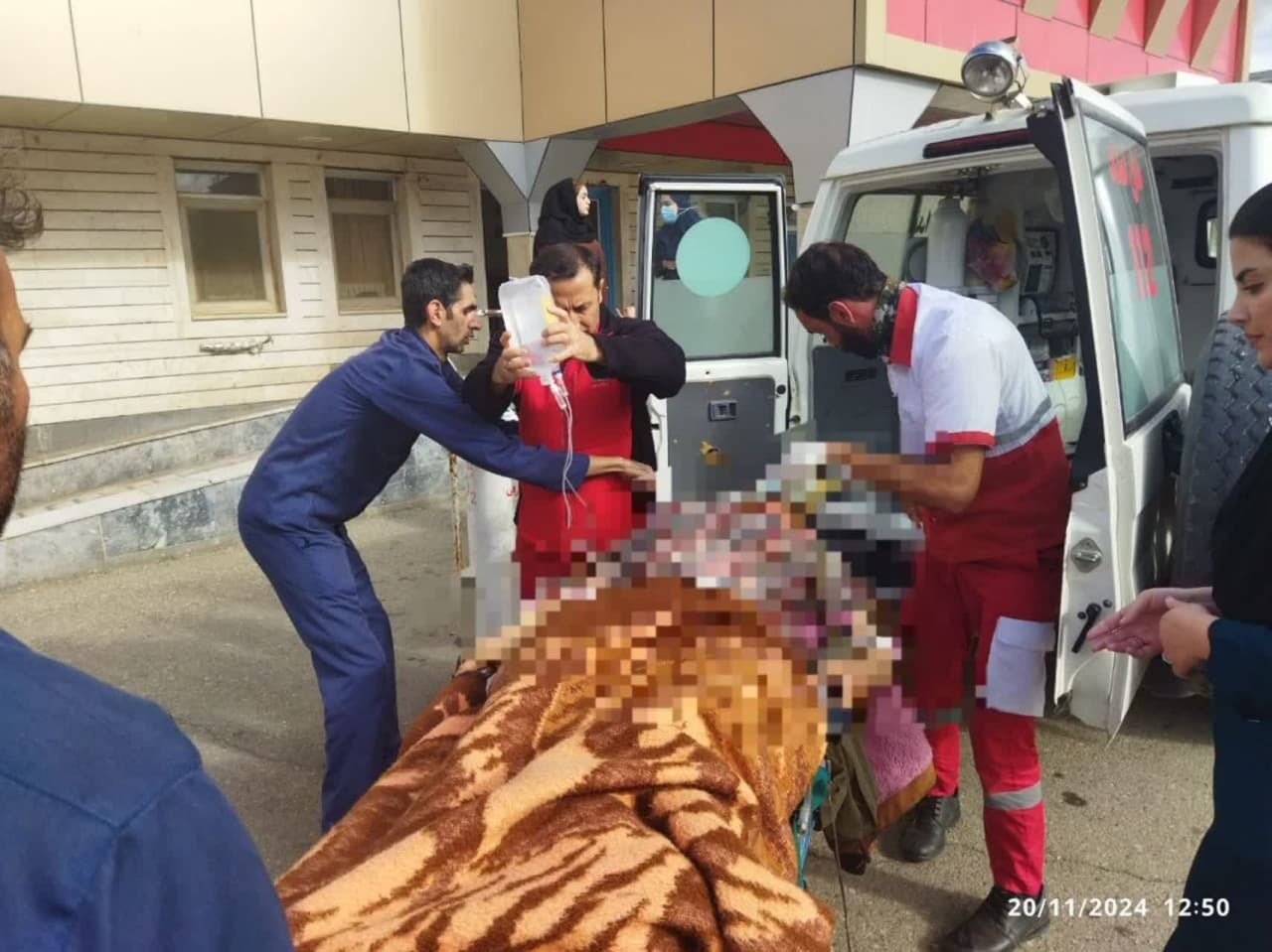 امداد رسانی به مادر باردار در چالدران