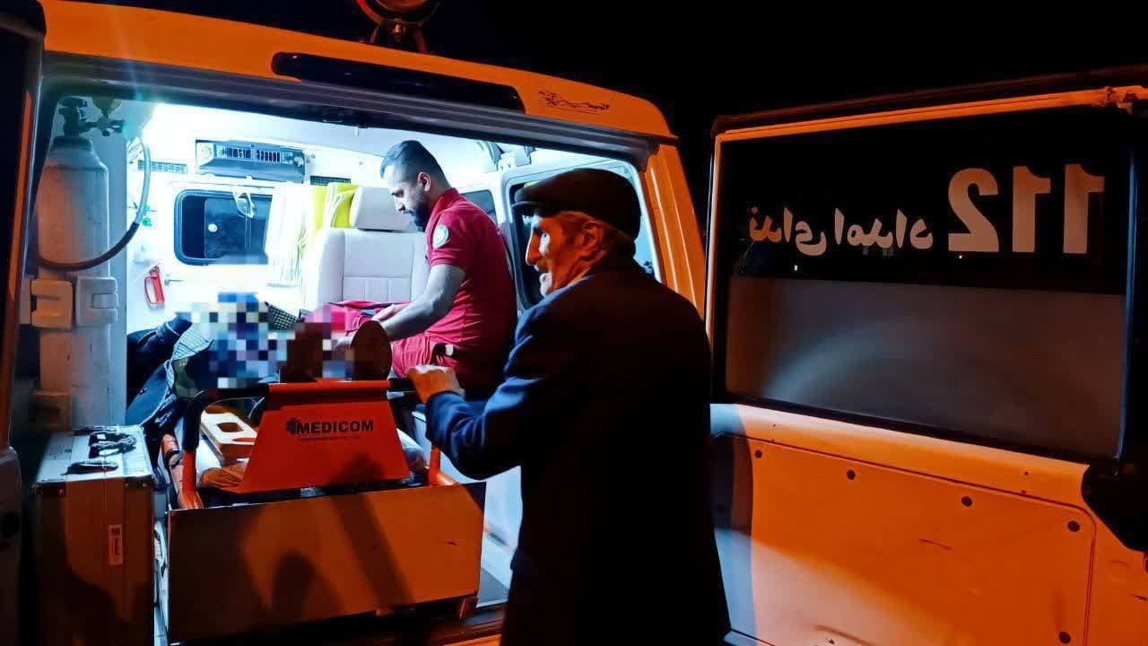 نجات جان خانم ۴۰ ساله در شاهین دژ