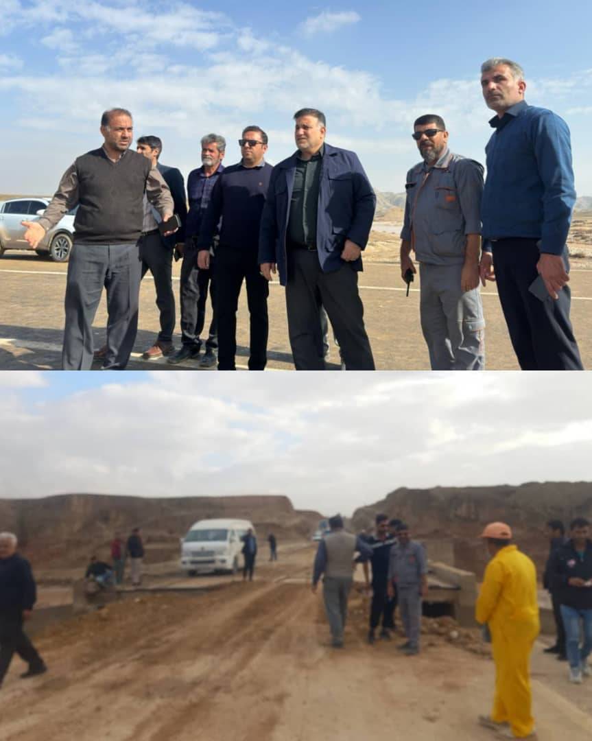 بازگشایی محور ارتباطی مسجدسلیمان هفتکل