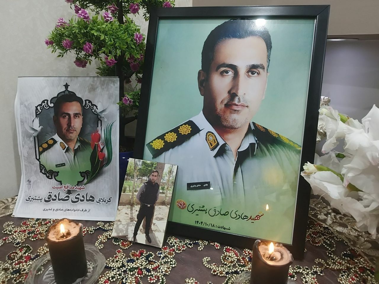 دیدار با خانواده شهید هادی صادق پشتیری در صومعه سرا