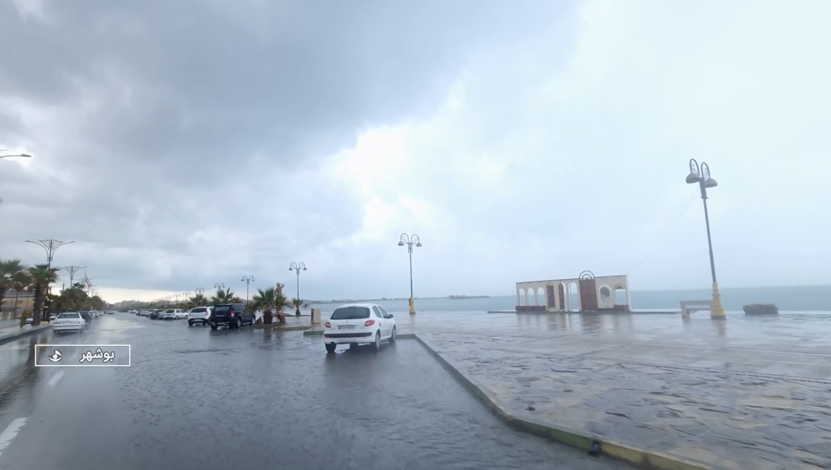 آسمان بوشهر بارانی میشود آسمان بوشهر بارانی میشود